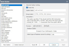 Screenshot of GTidy parameters